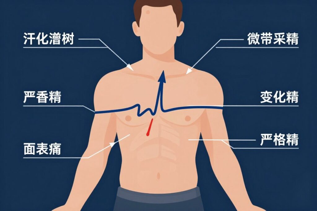Diagram titik-titik nadi untuk aplikasi parfum